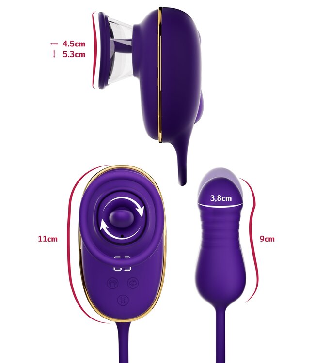 Licking Clitoral Pump & Anal Stimulator