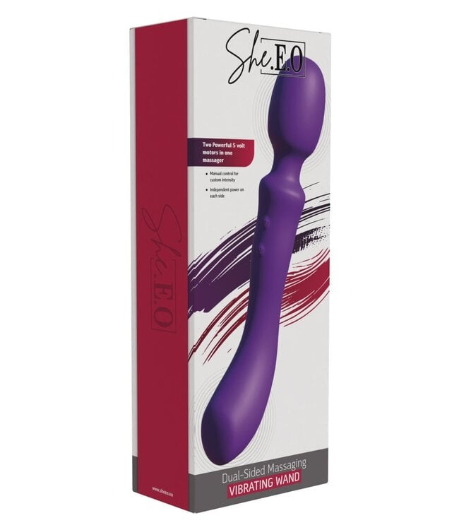 Dual-Sided Massaging Vibrating Wand