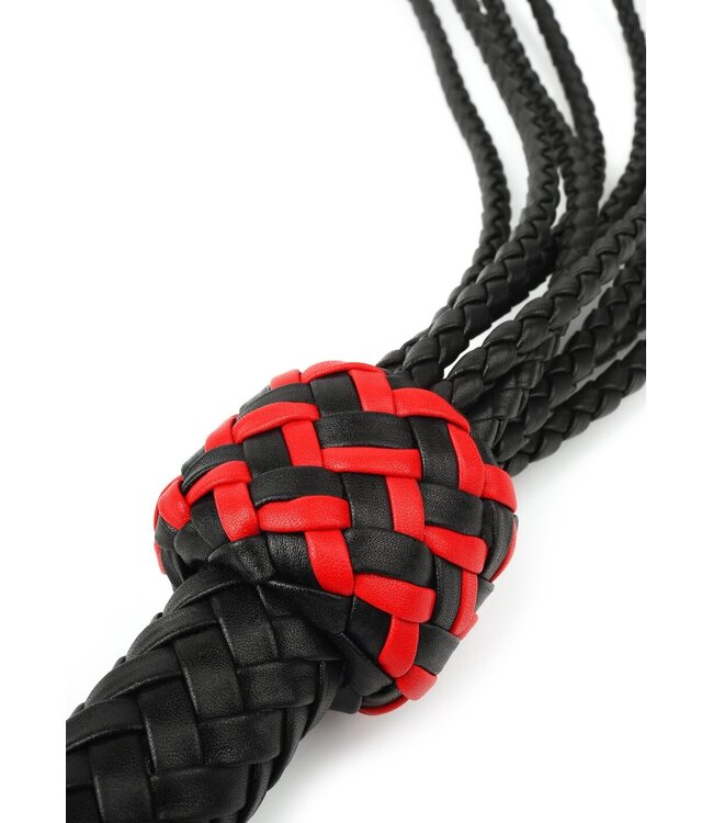 Genuine Leather Roses Whip
