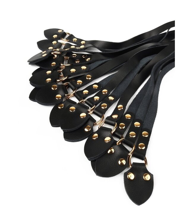 Leather Cat-o-Nine Whip