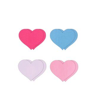 Pasties Heart II Assort 4 Pair