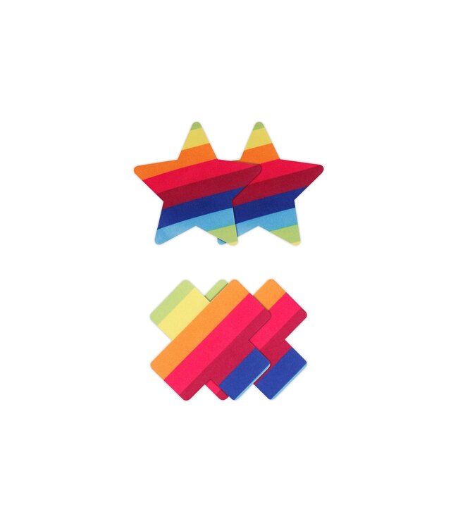 Pasties Cross & Star 2 Pair