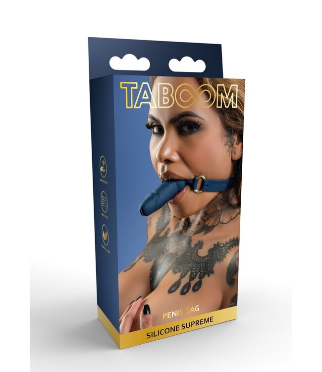 Silicone Penis Ball Gag