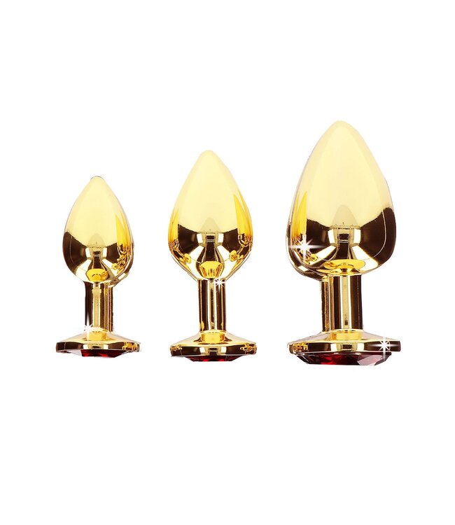 Butt Plug With Diamond Jewel M