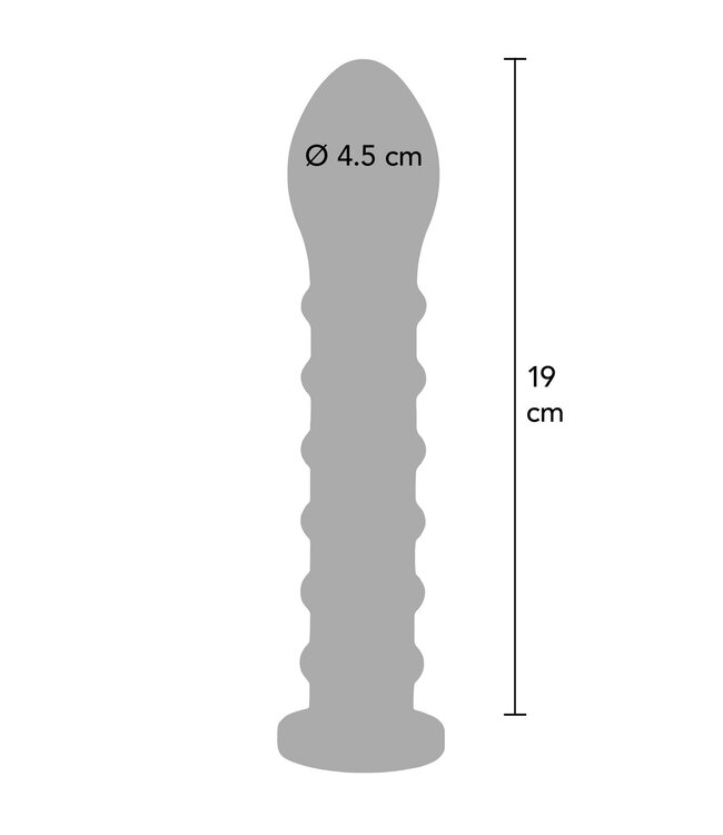 Ribbed Dong Easy-Lock 19 cm