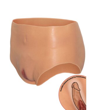 Open Vagina Brief High Waist