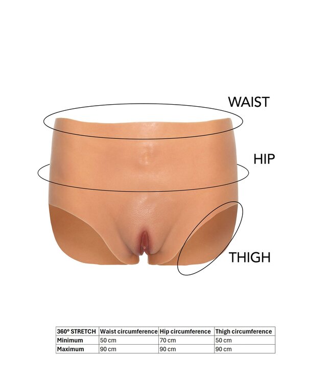 Open Vagina Brief High Waist