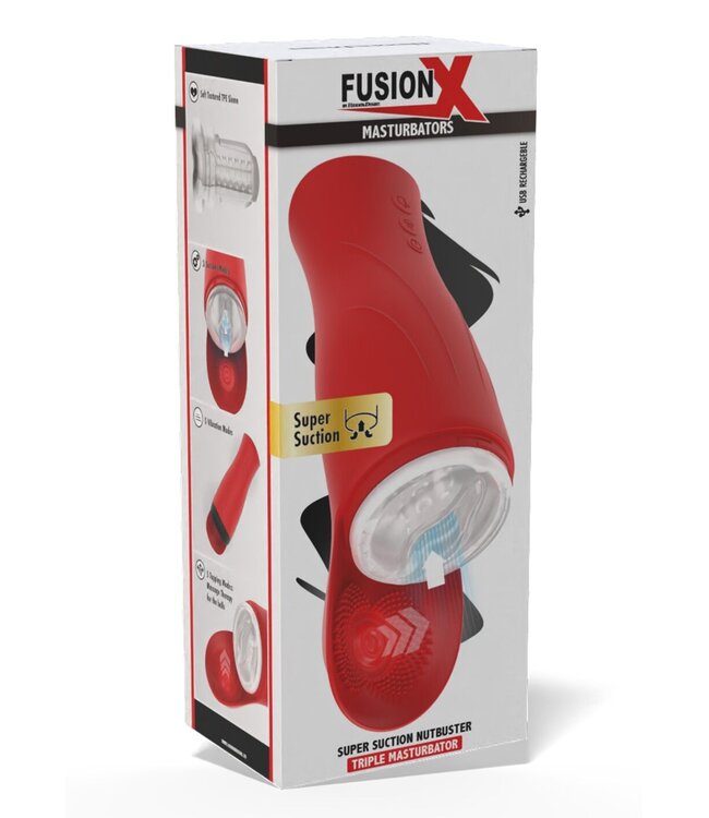 Super Suction Nutbuster Triple Masturbator