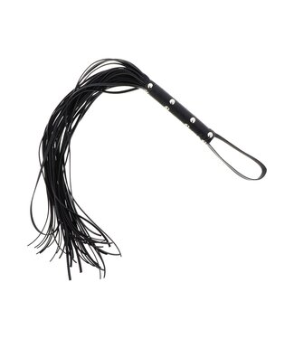 Long Studded Flogger Whip