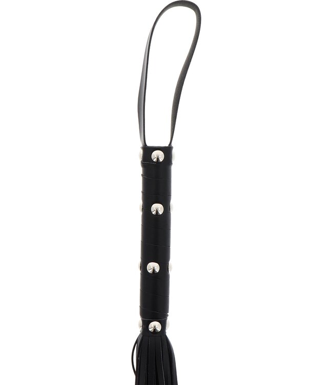 Long Studded Flogger Whip