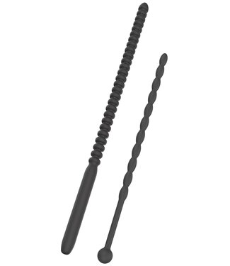 Ribbed Penis Dilator Set 2 pcs