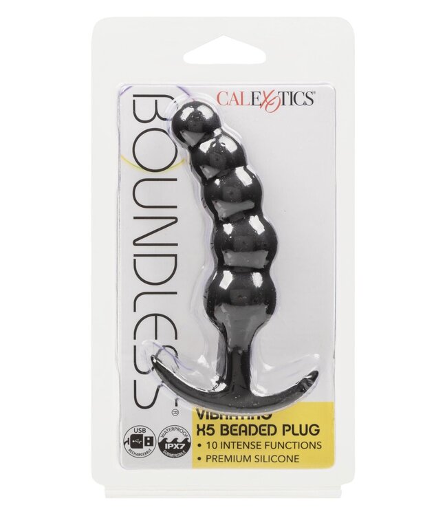 Vibrating X5 Beaded Plug