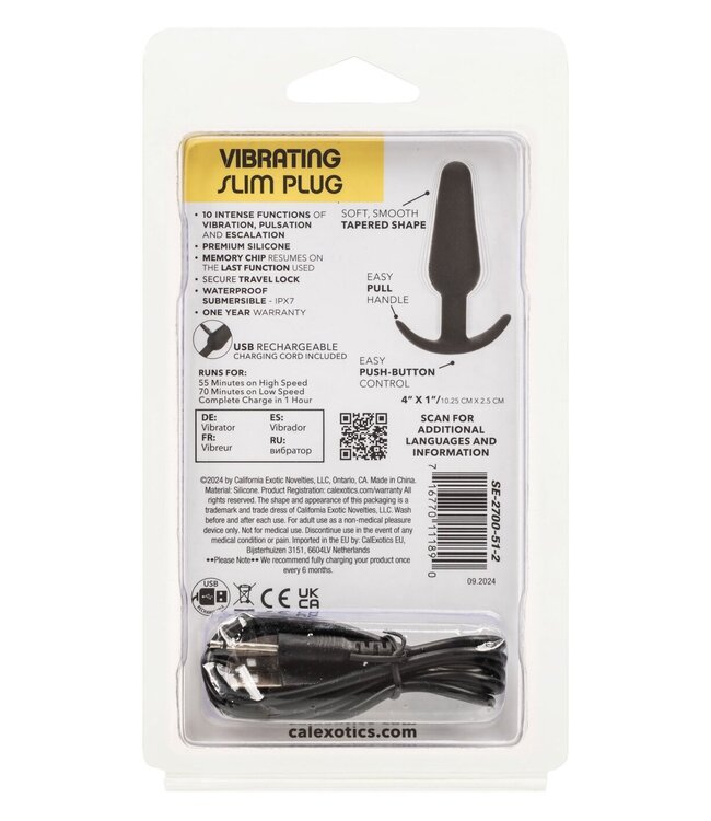 Vibrating Slim Plug