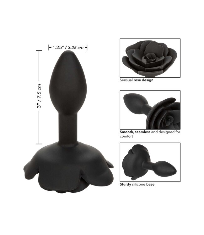 Rose Anal Plug Small