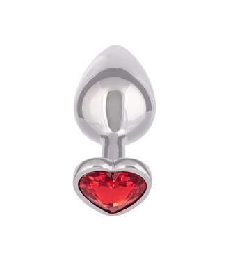 Jewel Large Ruby Heart Plug