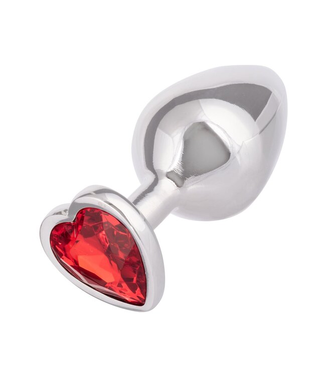 Jewel Large Ruby Heart Plug