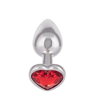 Jewel Small Ruby Heart Plug