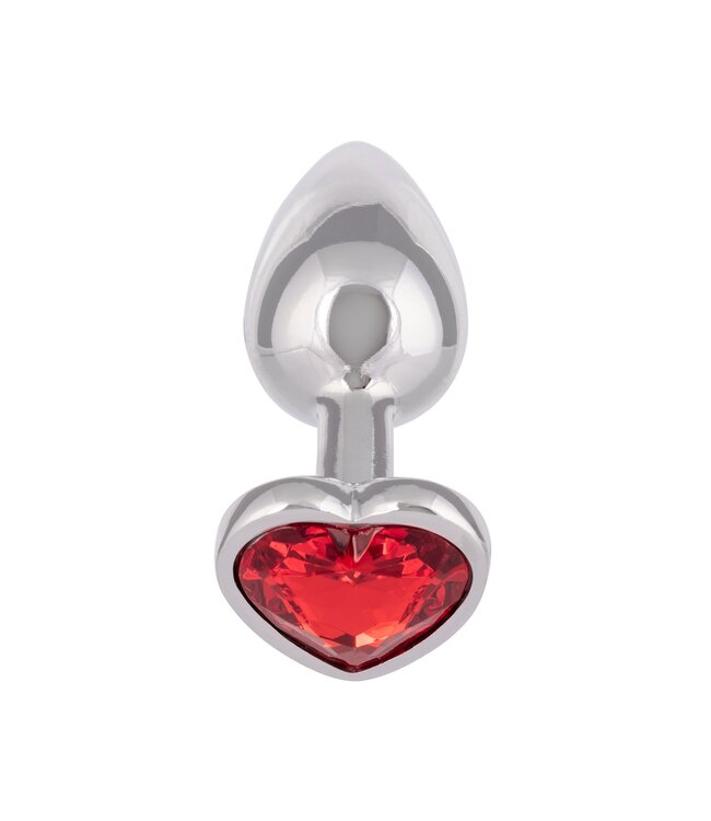 Jewel Small Ruby Heart Plug