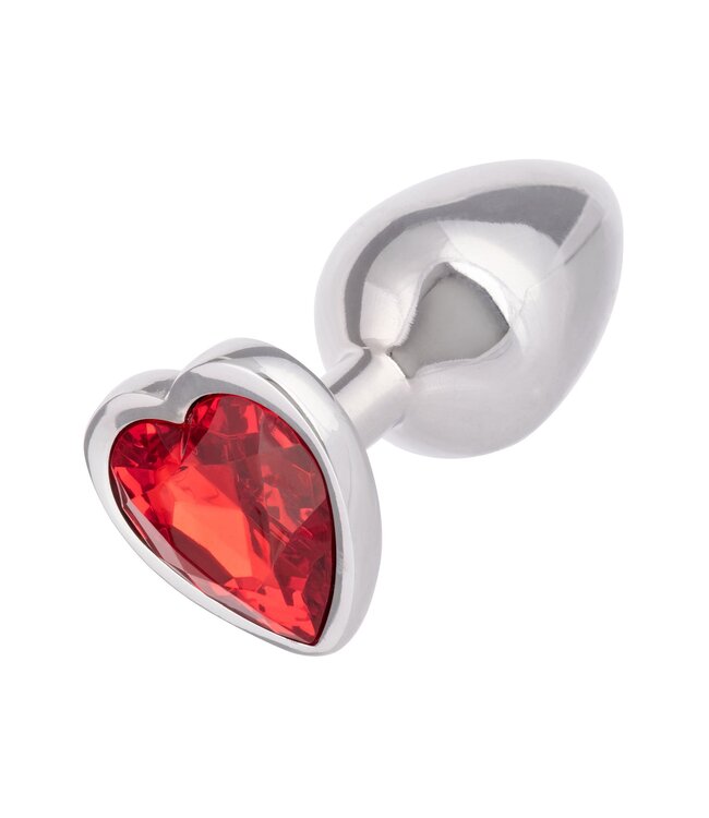 Jewel Small Ruby Heart Plug