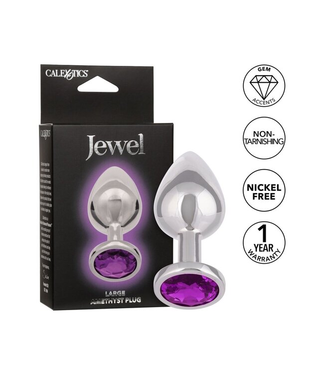 Jewel Large Amethyst Plug