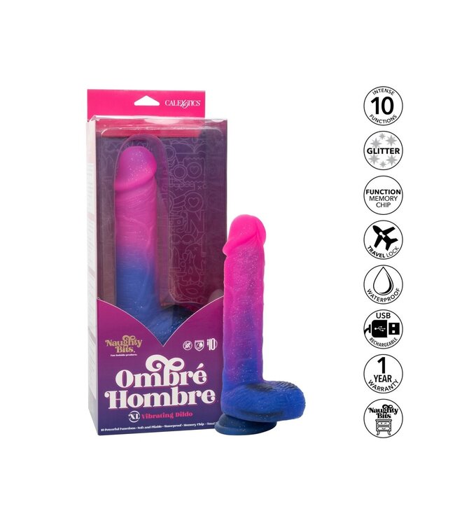 Ombre Hombre Vibrating Dildo