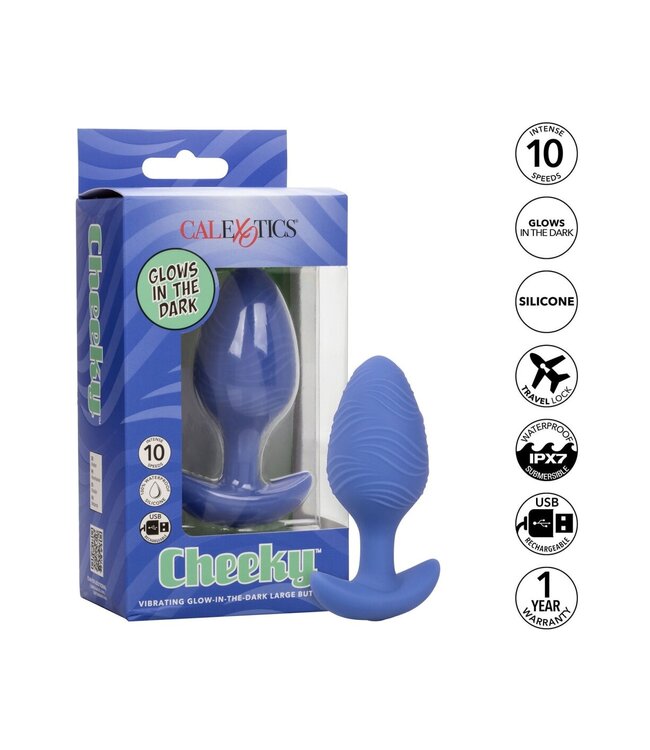 Cheeky Glow Vibrating Plug L