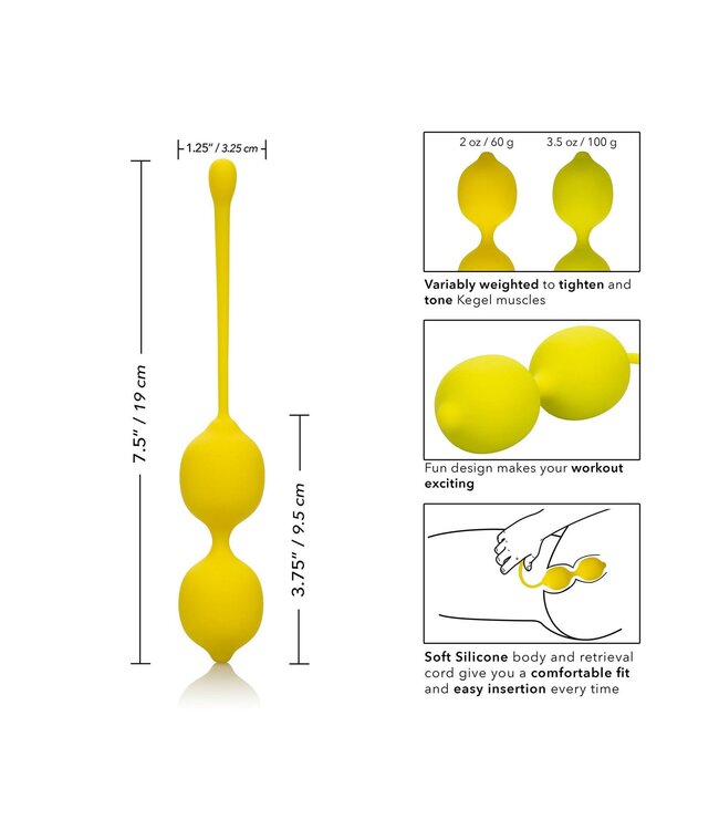 Kegel Training Set Lemon