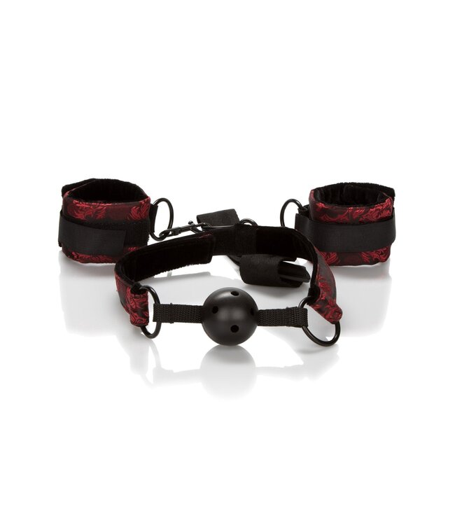 Breathable Ball Gag With Cuffs