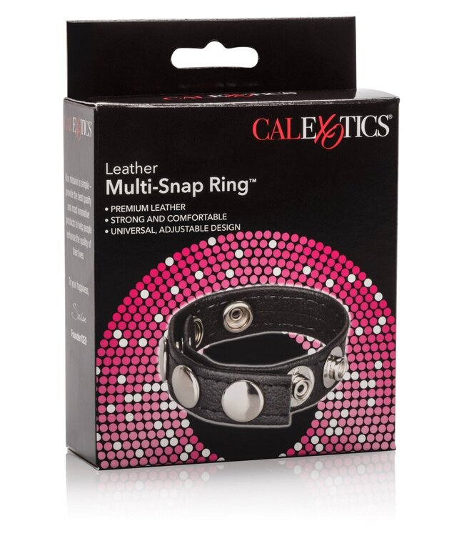 Leather Multi-Snap Ring