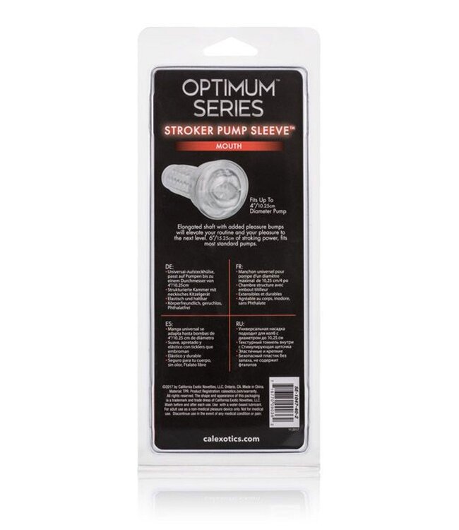 Stroker Pump Sleeve Mouth