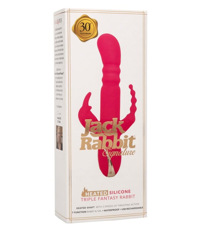 Heated Silicone Triple Rabbit