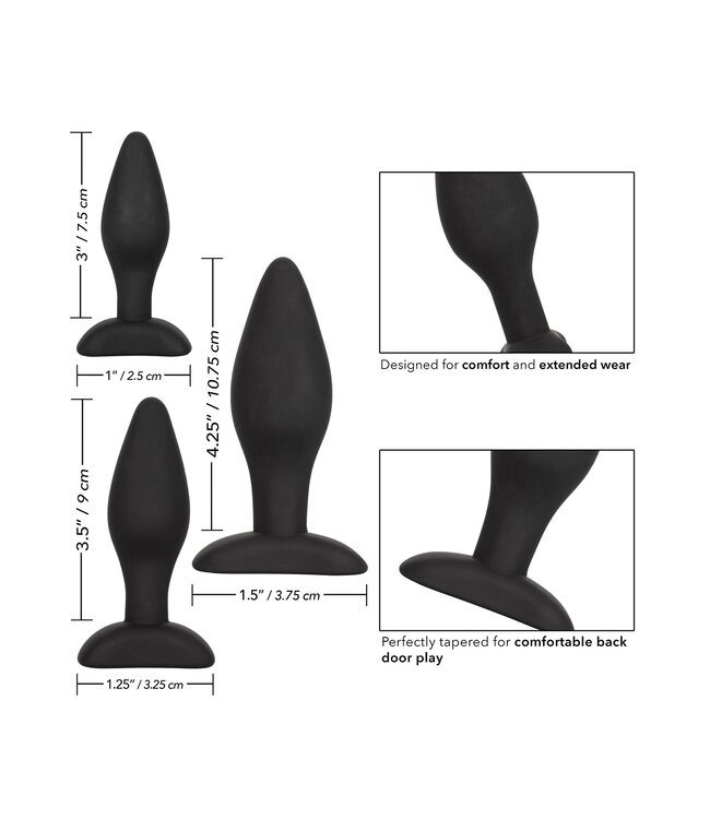 Silicone Anal Exerciser Kit