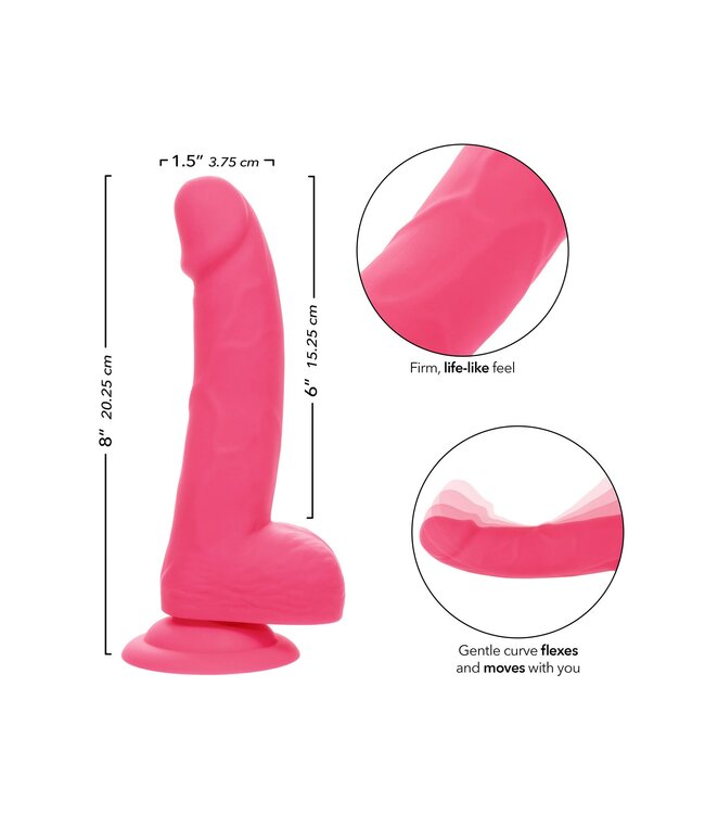 Neon Silicone Studs 6 inch