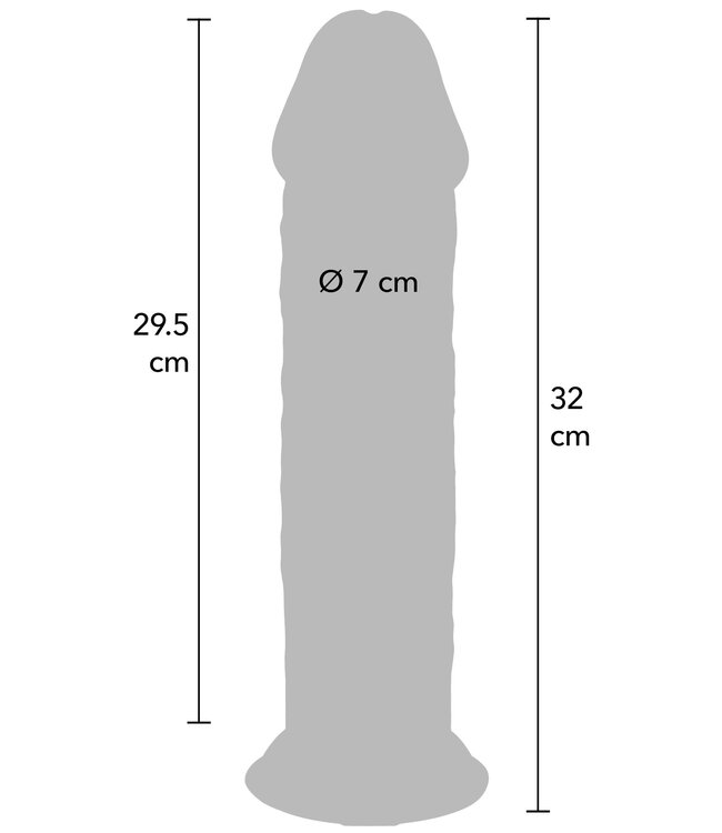 Deluxe Dual Density Thick Dong TPE 32 cm
