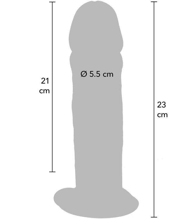 Deluxe Dual Density Thick Dong TPE 23 cm