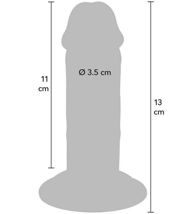 Deluxe Dual Density Thick Dong TPE 13 cm
