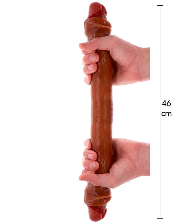 Foreskin Double Dong Silicone 46 cm