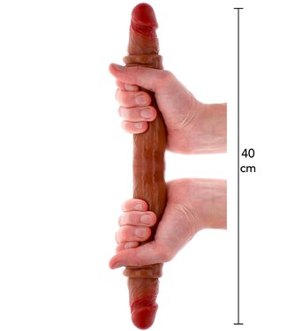Foreskin Double Dong Silicone 40 cm