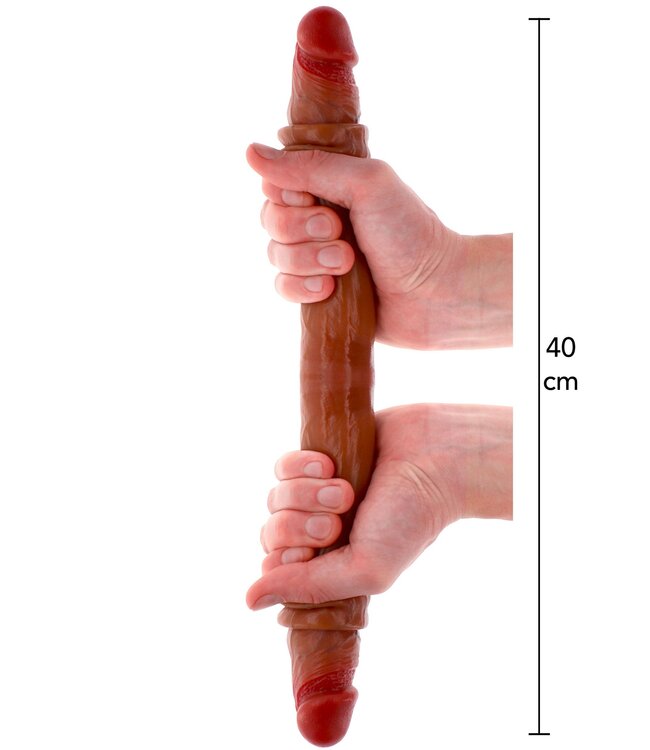 Foreskin Double Dong Silicone 40 cm