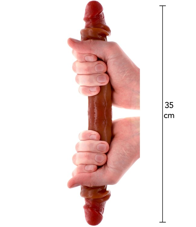 Foreskin Double Dong Silicone 35 cm