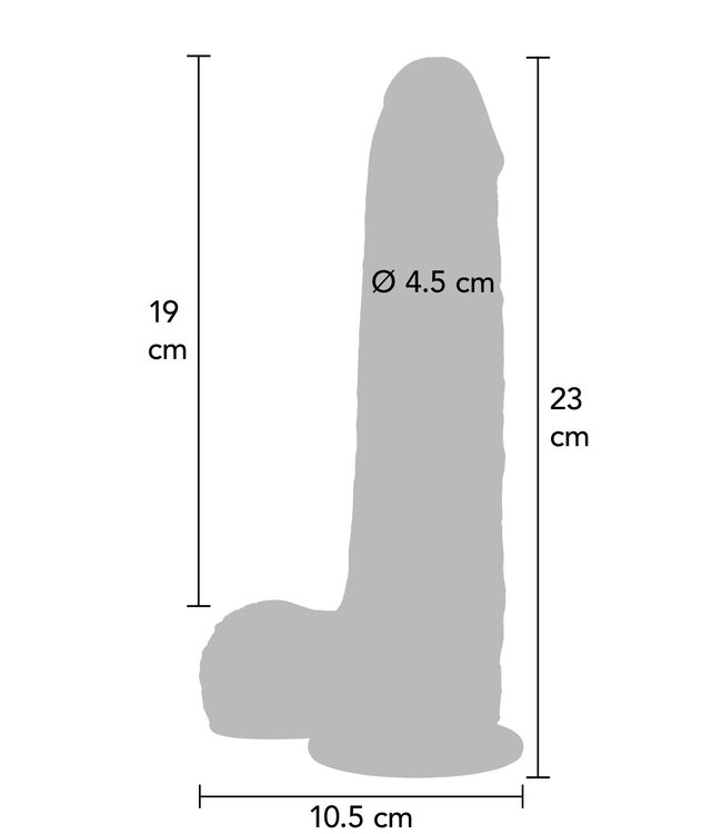 Rimba Foreskin Dildo Silicone 23 cm