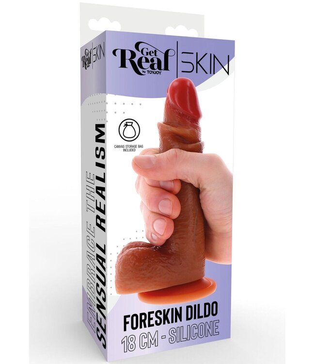 Rimba Foreskin Dildo Silicone 18 cm