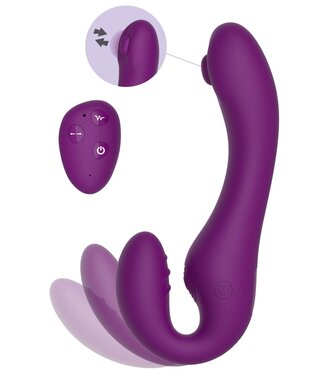 Xocoon Strapless Strap-On Pulse Vibrator