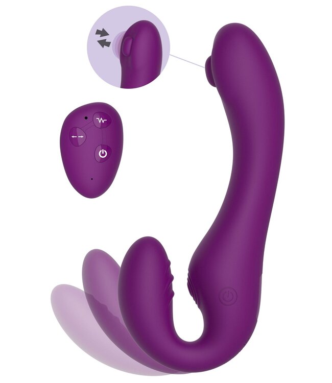 Xocoon Strapless Strap-On Pulse Vibrator