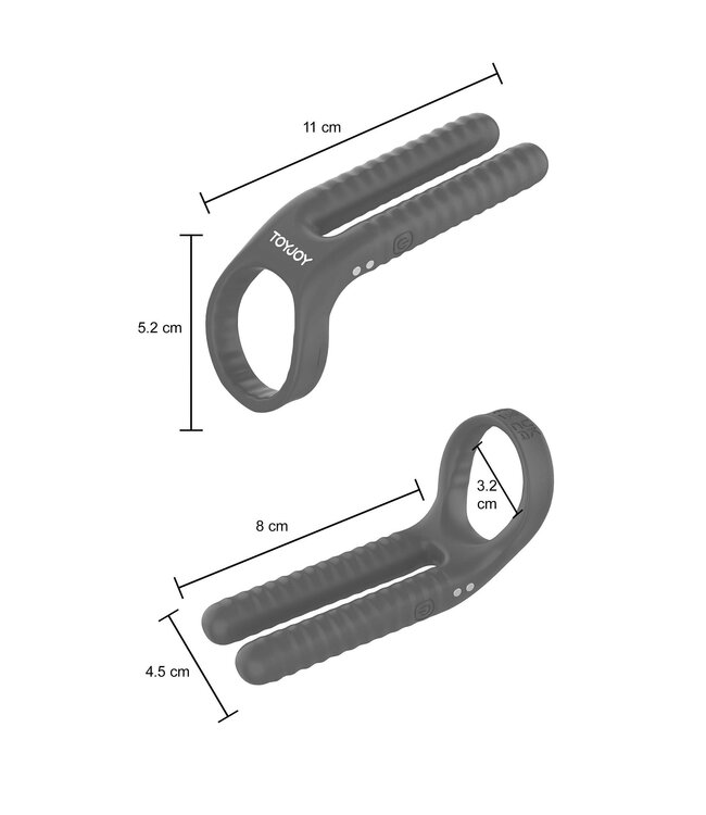 Rimba Fushion Vibrating Couple Ring