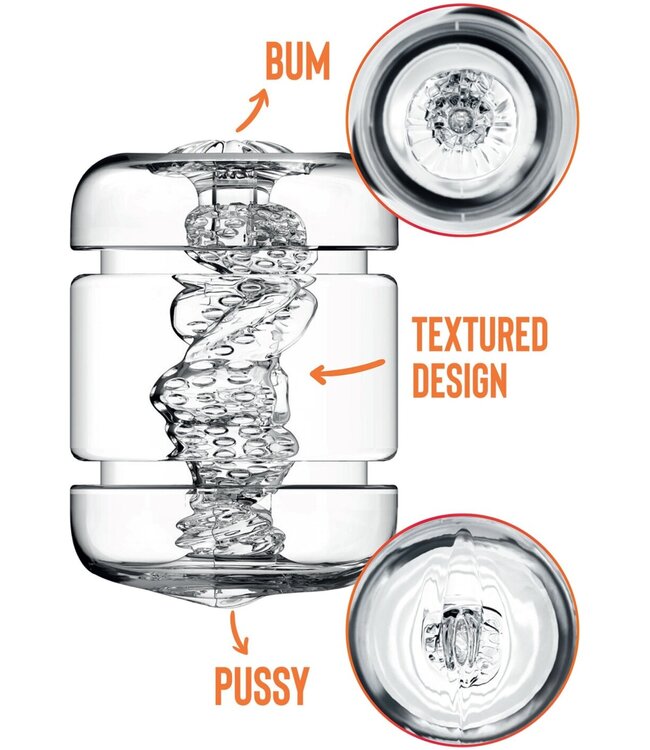 Crystal Clear Pussy & Bum