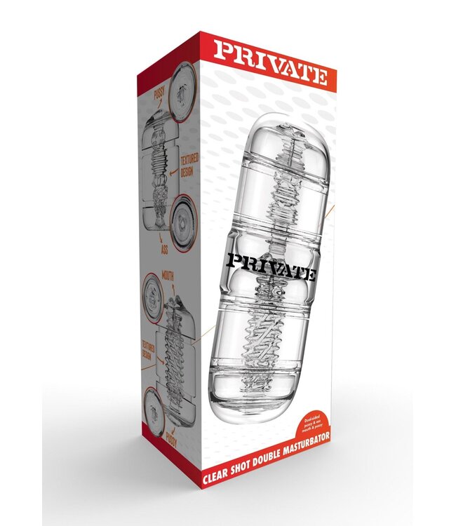 Clear Shot Double Masturbator