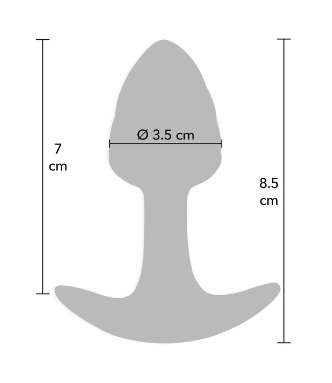 Rimba Crystal Butt Plug Small