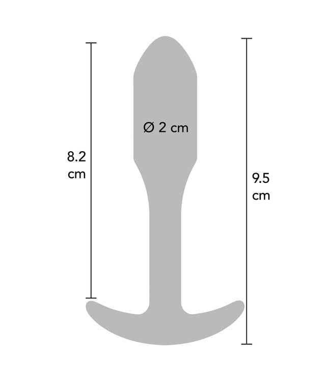 Smooth Anal Plug Small