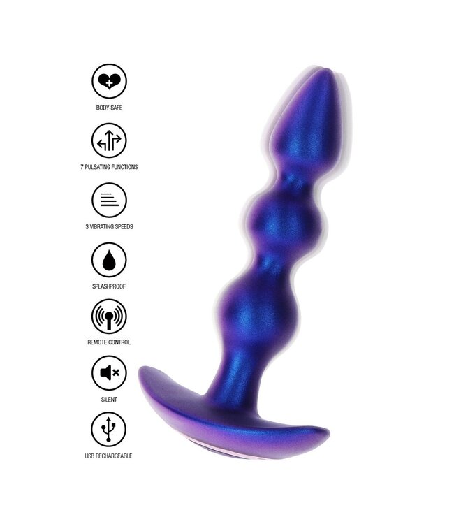 Rimba The Bold Beaded Vibrating Anal Plug